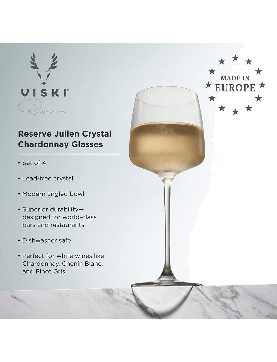 Viski - Reserve Julien Crystal Chardonnay Glasses Viski® - transparent - 2
