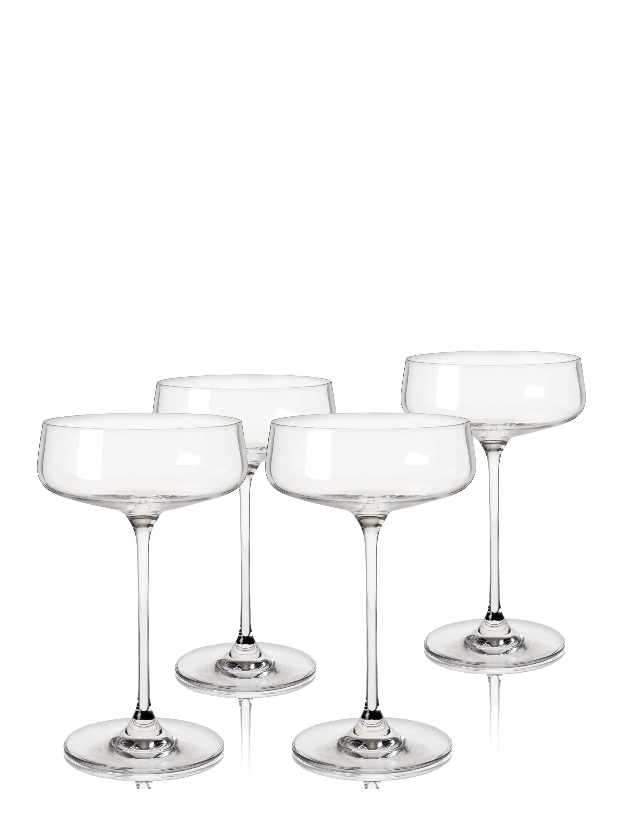Viski Reserve Julien Crystal Coupe Glasses Viski® - Borddækning - TRANSPARENT / clear