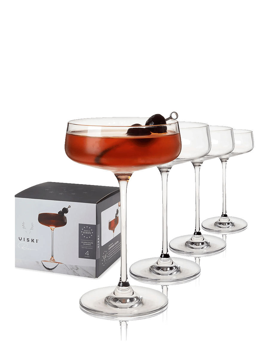 Viski - Reserve Julien Crystal Coupe Glasses Viski® - transparent - 4