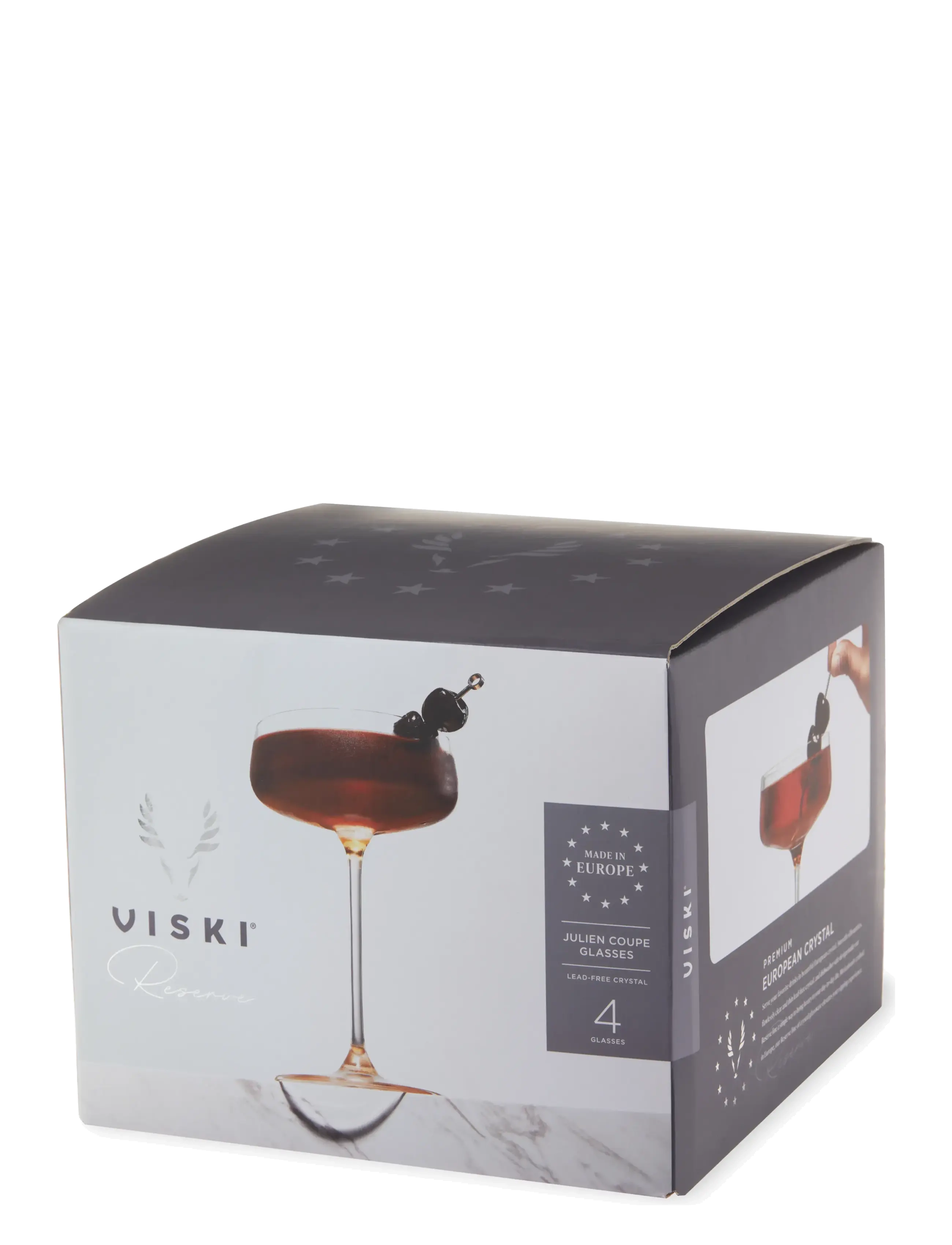 Viski - Reserve Julien Crystal Coupe Glasses Viski® - transparent - 5