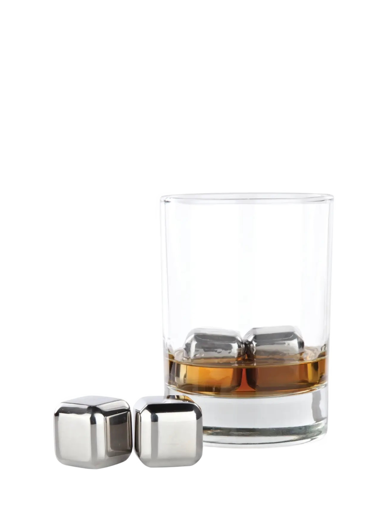 Viski - Glacier Rocks® Small Stainless Steel Cubes Viski® - steel - 3