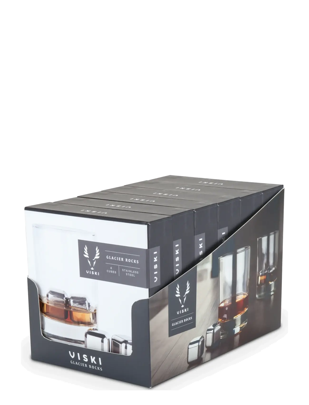 Viski - Glacier Rocks® Small Stainless Steel Cubes Viski® - lowest prices - steel - 5