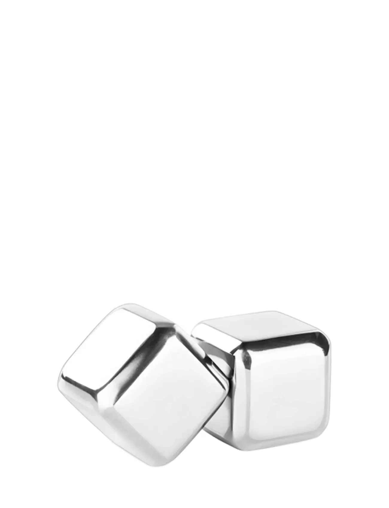 Viski Glacier Rocks® Large Stainless Steel Cubes Viski® - Viski - STEEL / silver