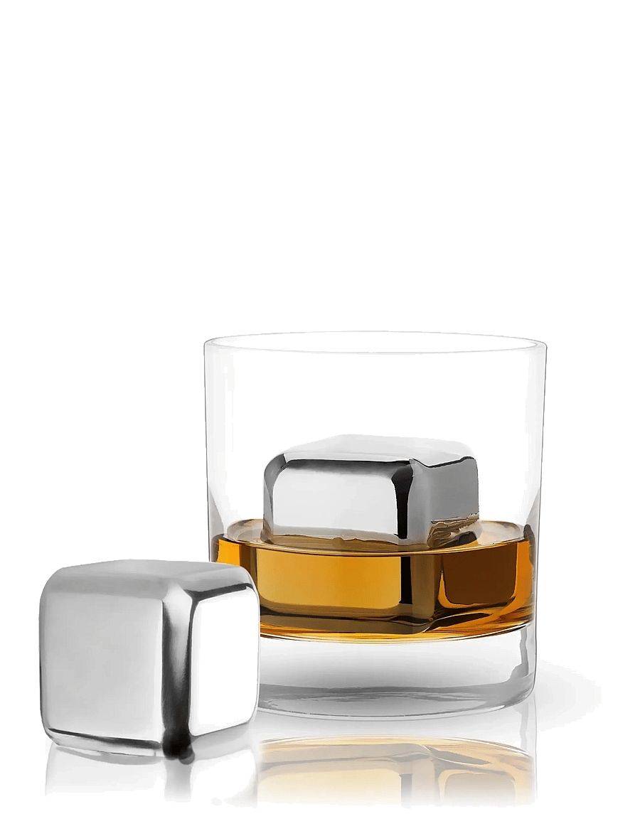 Viski - Glacier Rocks® Large Stainless Steel Cubes Viski® - steel - 3