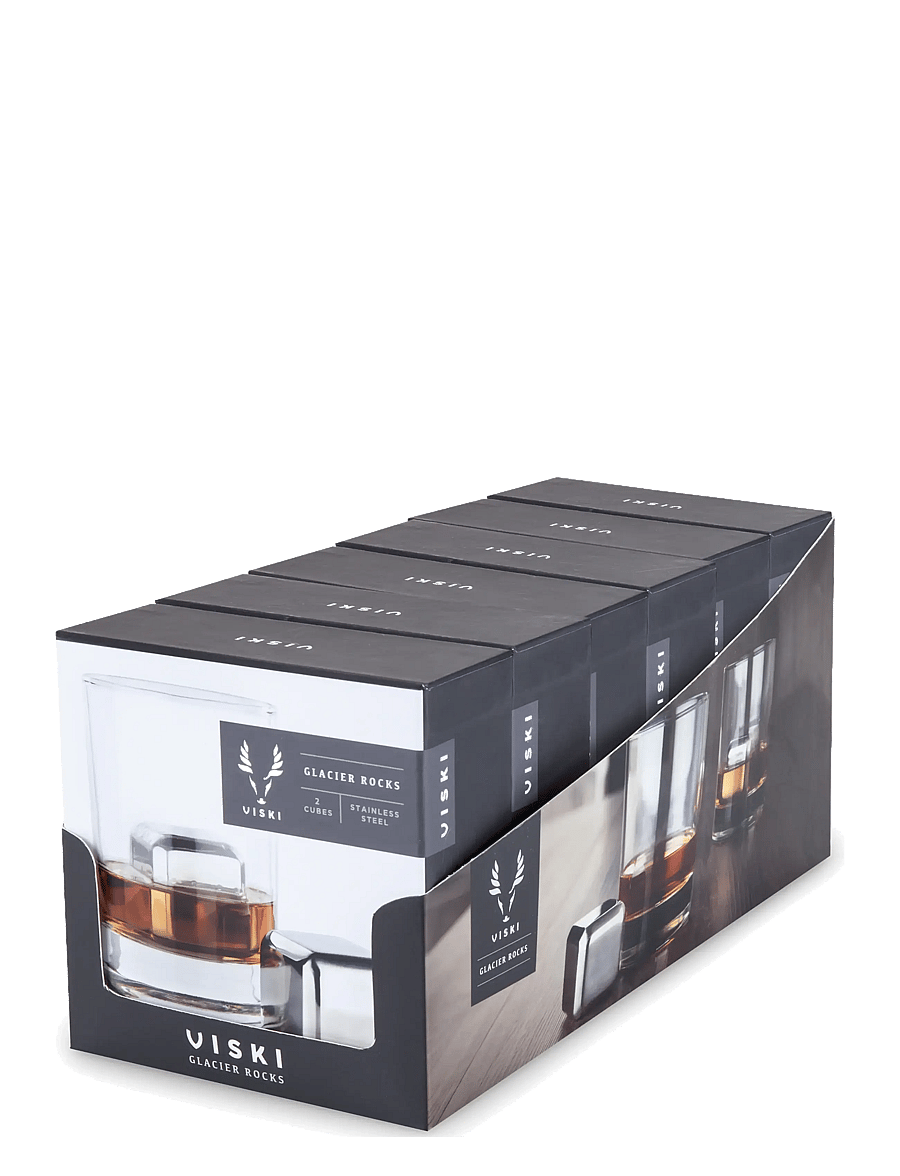 Viski - Glacier Rocks® Large Stainless Steel Cubes Viski® - steel - 5