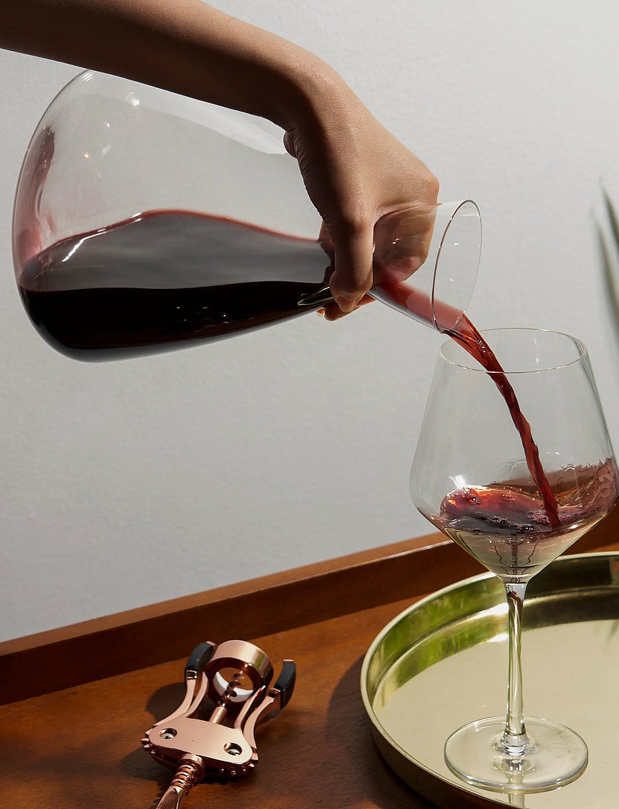 Viski - Rolling Crystal Wine Decanter Viski® - transparent - 5