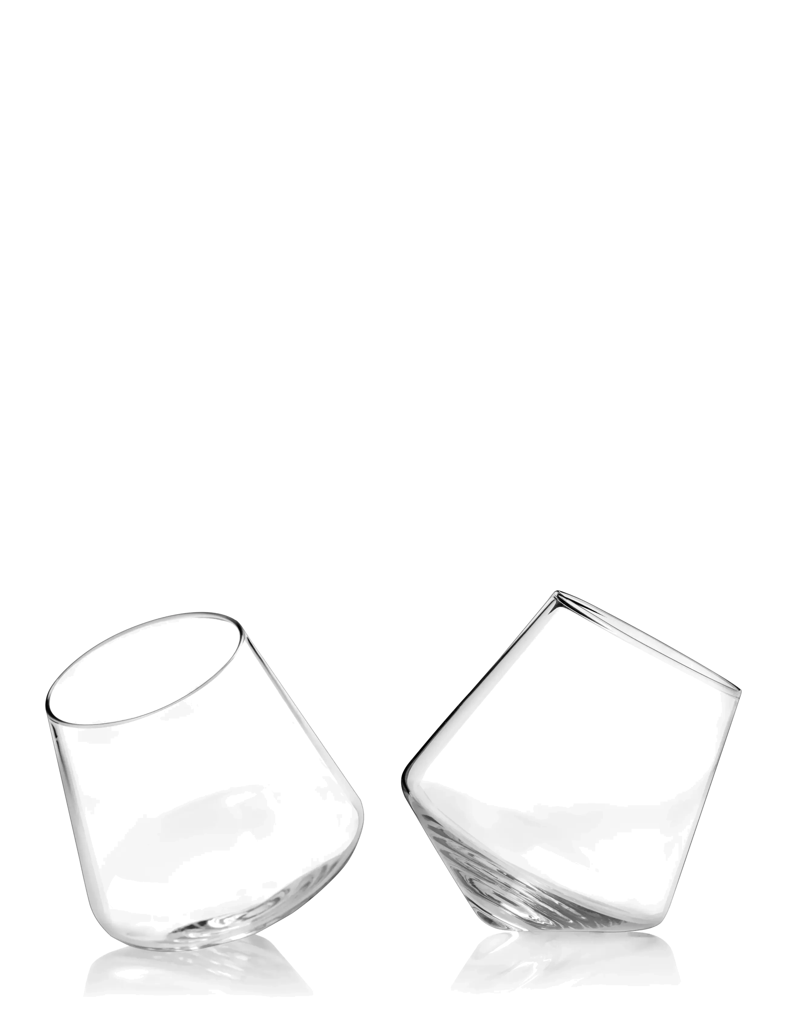 Viski Rolling Crystal Wine Glasses Viski® - Viski - TRANSPARENT / clear