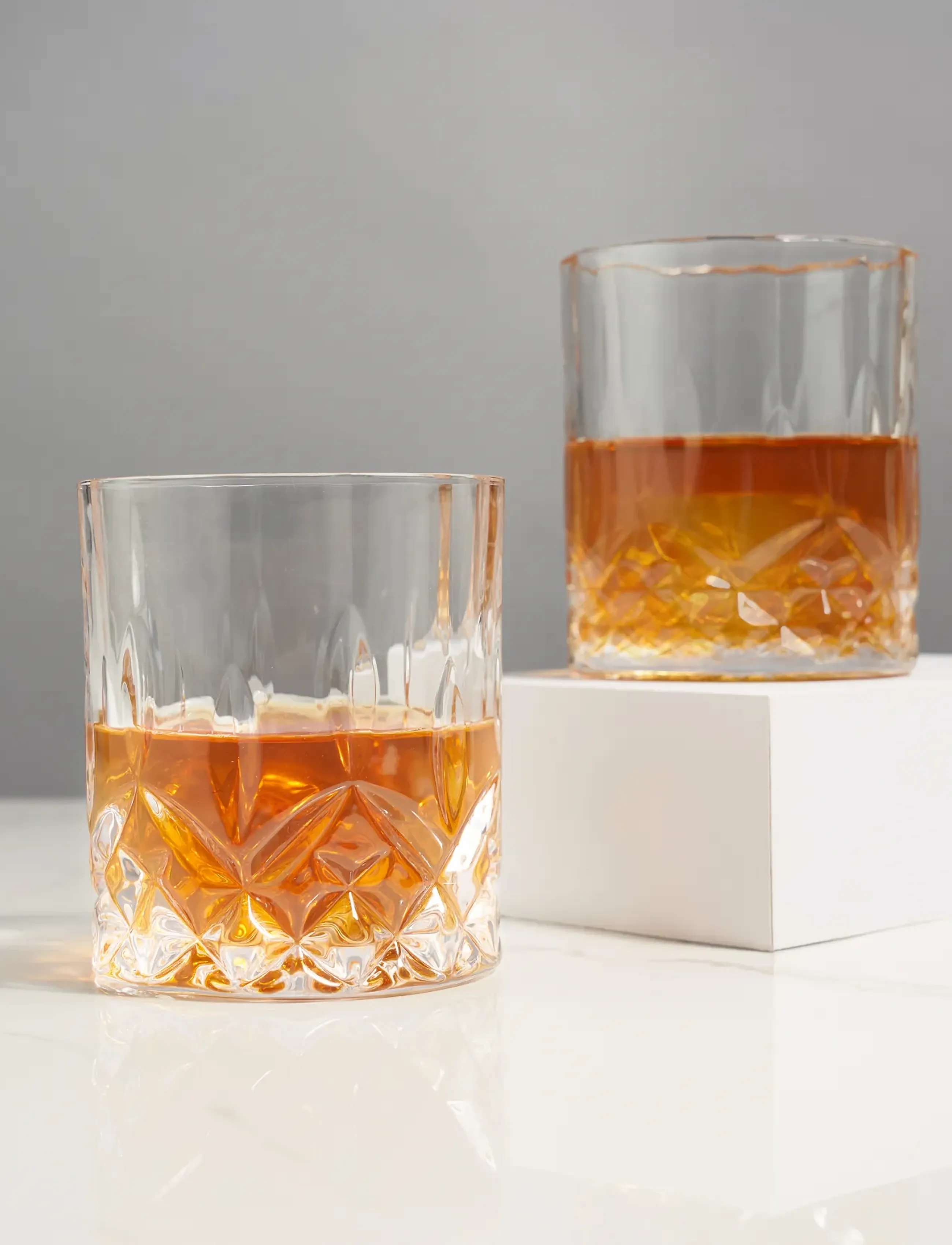 Viski - Admiral™ Crystal Rocks Glasses Viski® - transparent - 0