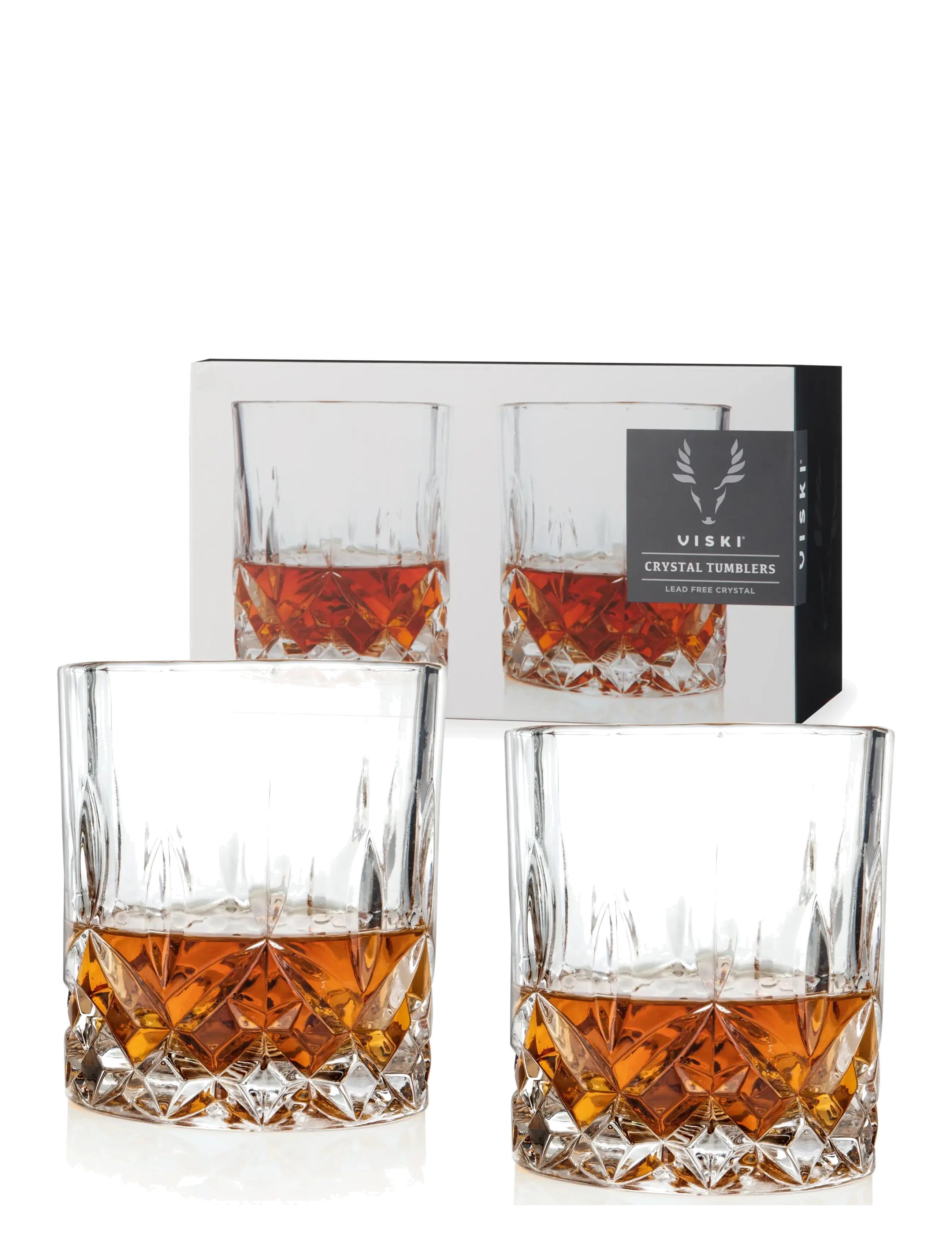 Viski - Admiral™ Crystal Rocks Glasses Viski® - transparent - 5