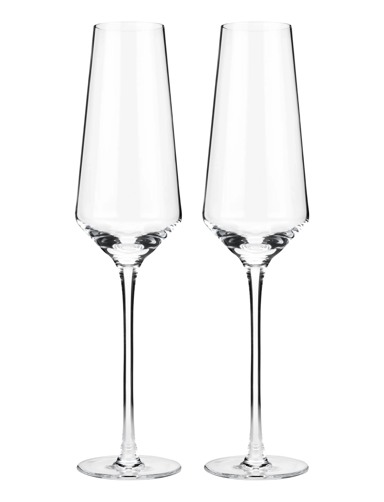 Viski Raye Crystal Angled Champagne Flutes Viski® - Borddækning - TRANSPARENT / clear