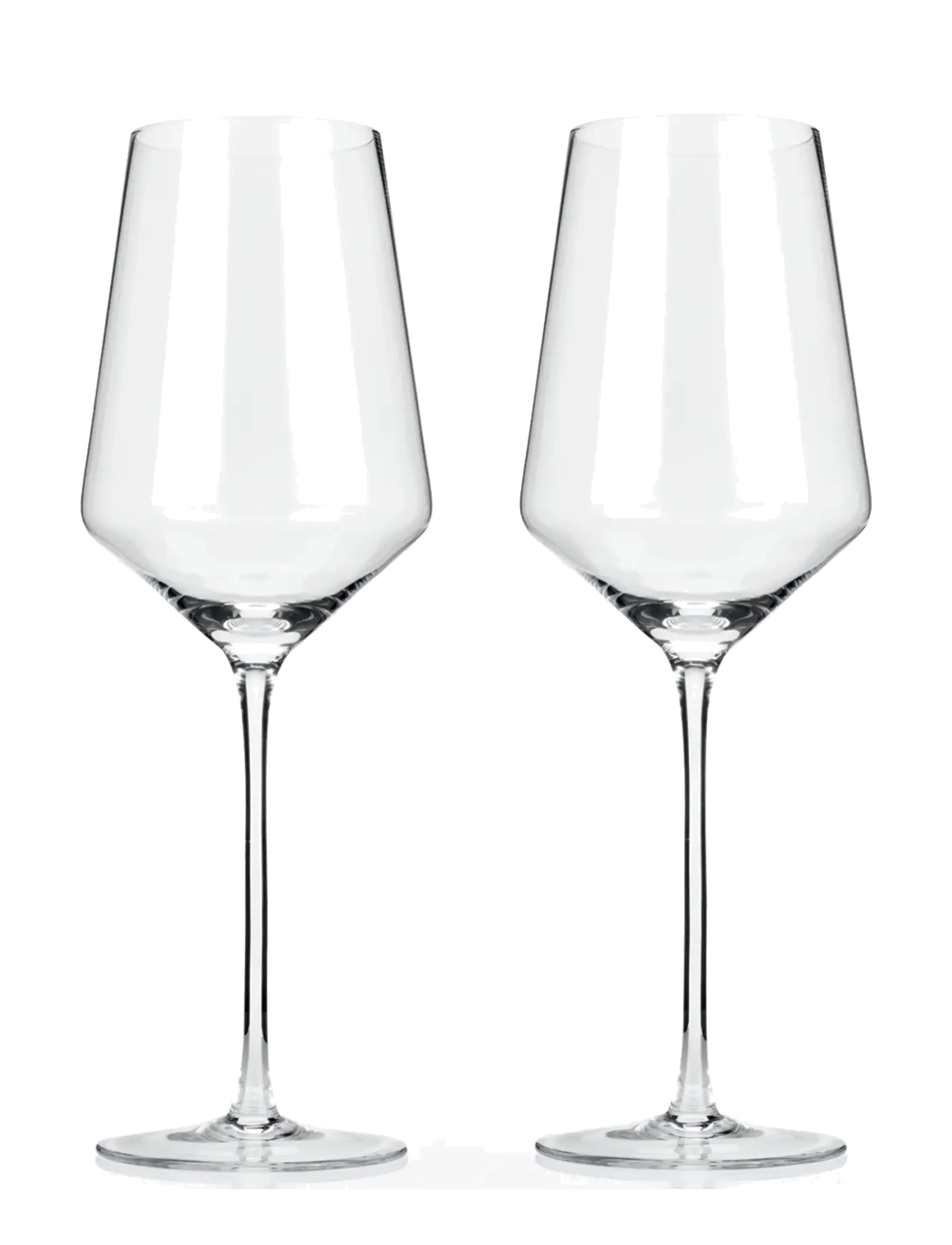 Viski Raye Crystal Angled Bordeaux Glasses Viski® - Viski - TRANSPARENT / clear