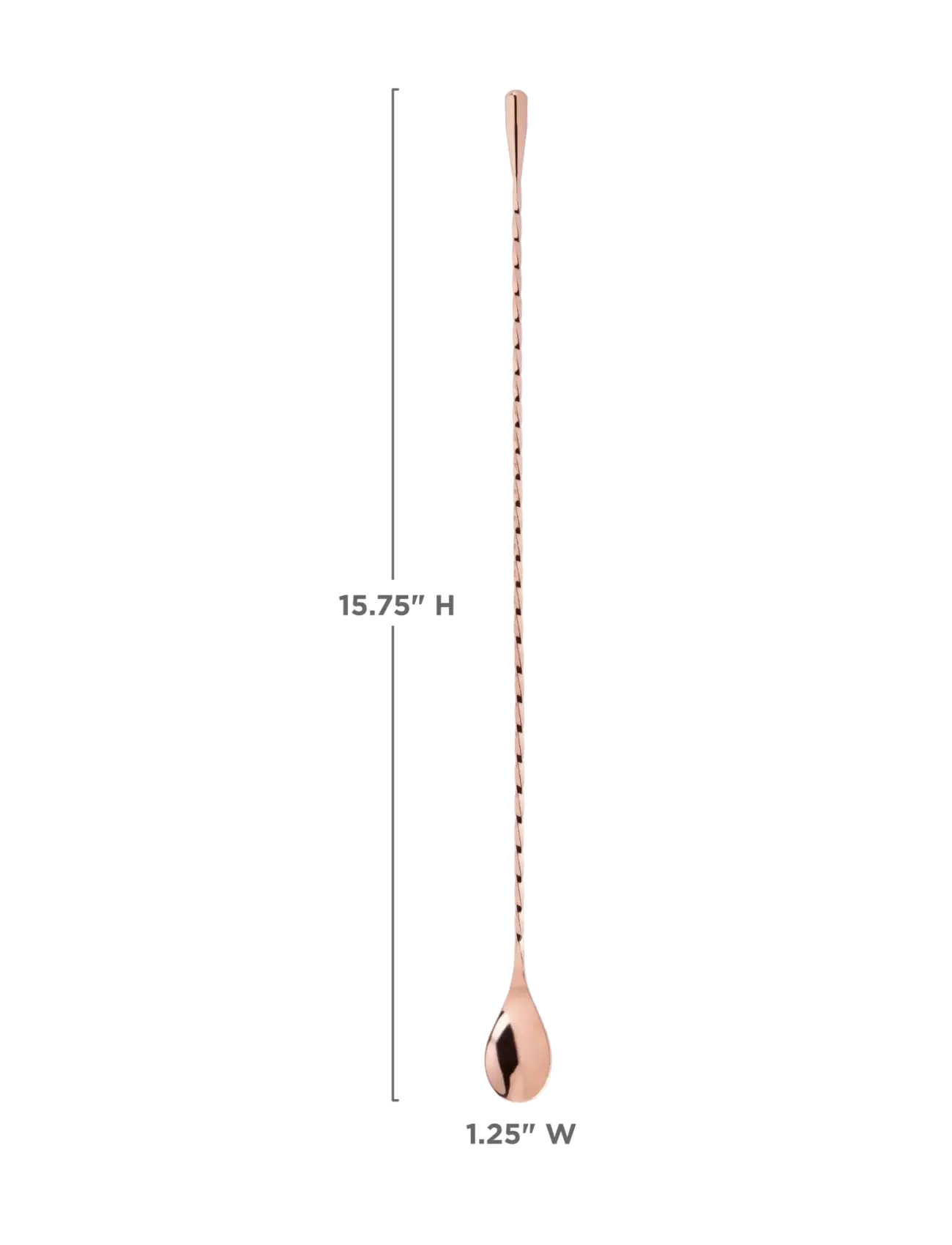 Viski - Summit 40cm Weighted Barspoon in Copper Viski® - copper - 3