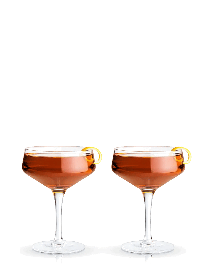 Viski - Raye Crystal Angled Coupe Glasses Viski® - madalaimad hinnad - transparent - 1