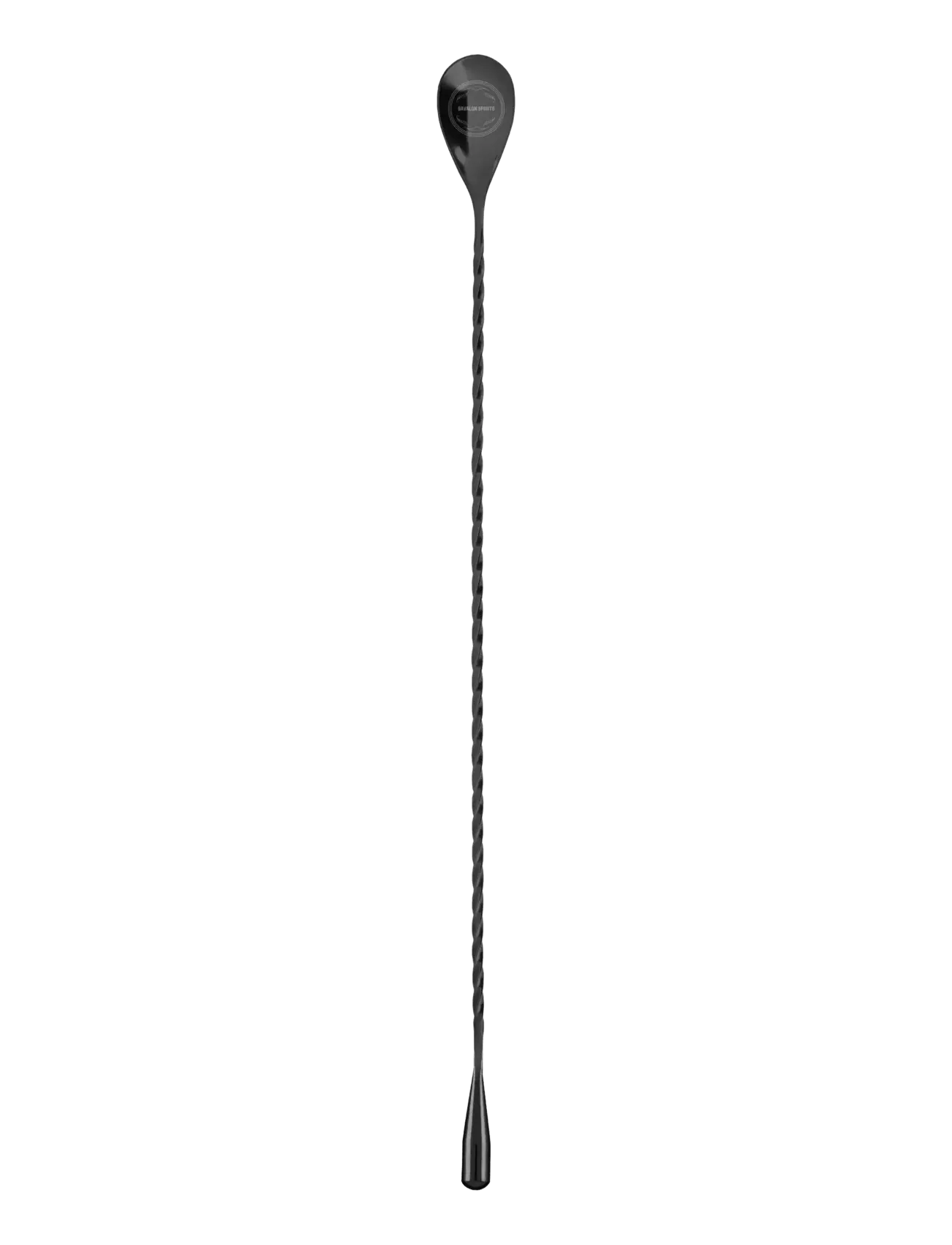 Viski 40cm Gunmetal Weighted Barspoon by Viski® - Viski - GUNMETAL / black