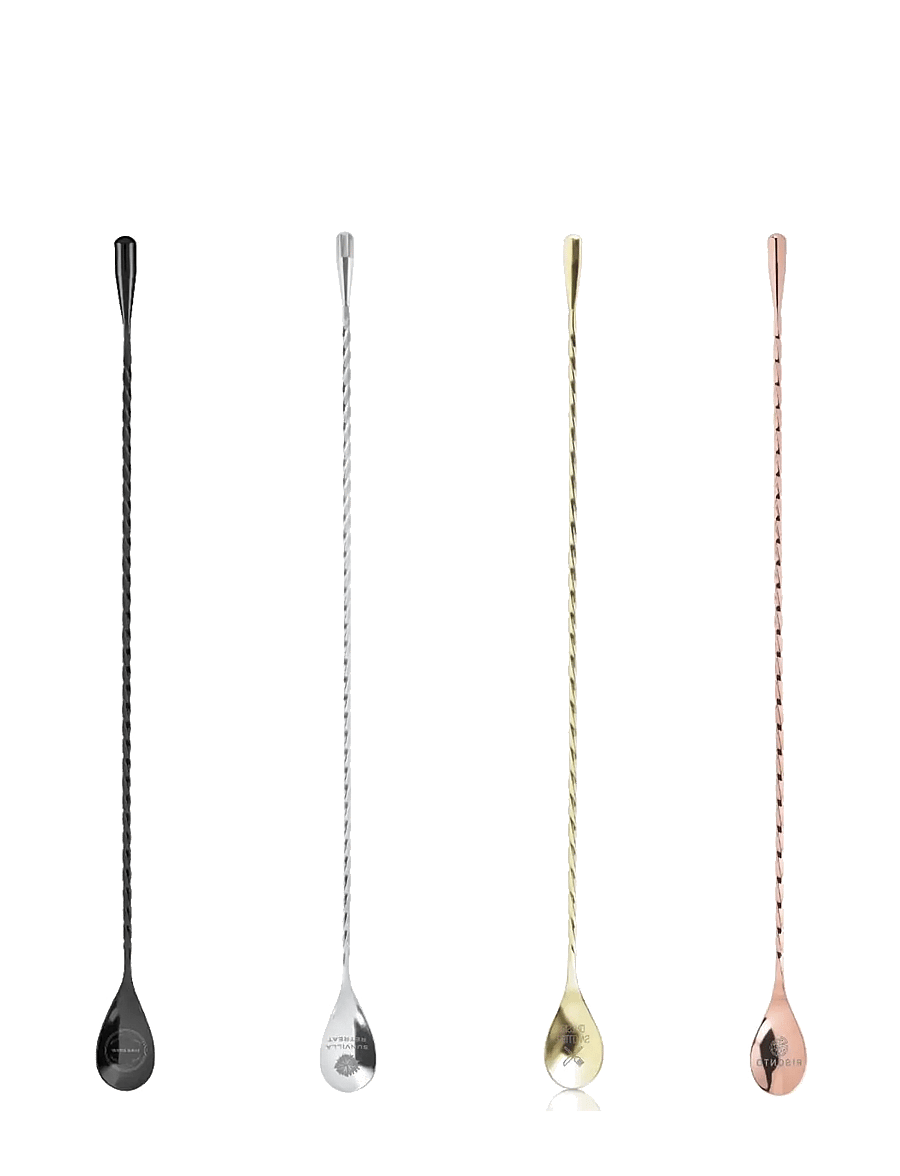 Viski - 40cm Gunmetal Weighted Barspoon by Viski® - gunmetal - 5