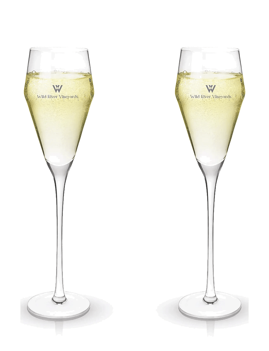 Viski - Angled Crystal Prosecco Glasses by Viski® - transparent - 2