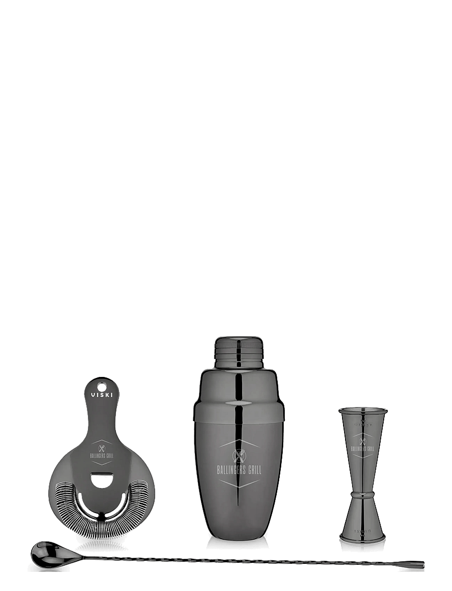 Viski - Gunmetal Mixologist Barware Set by Viski® - gunmetal - 1