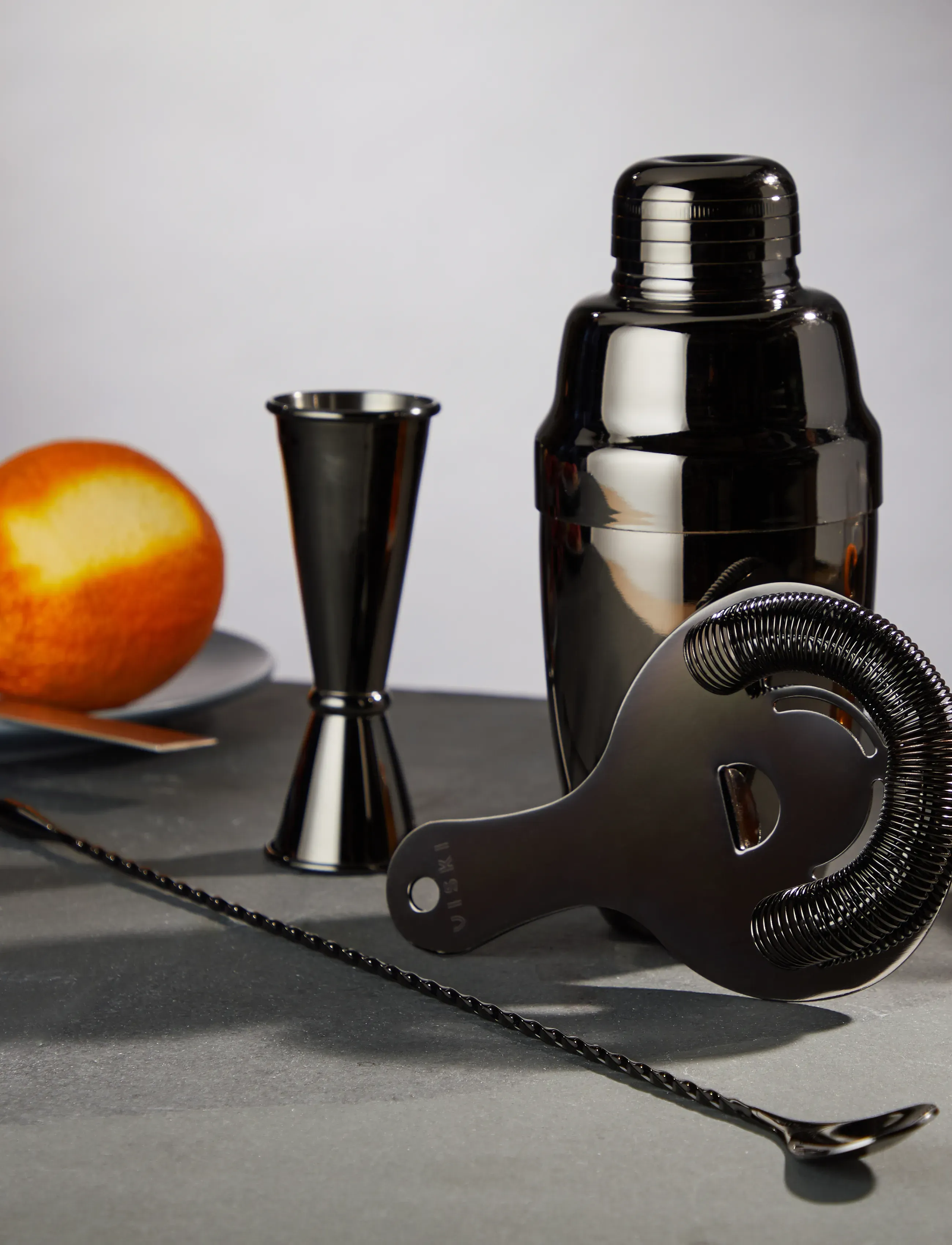 Viski Gunmetal Mixologist Barware Set by Viski® - Konfirmation - GUNMETAL / black