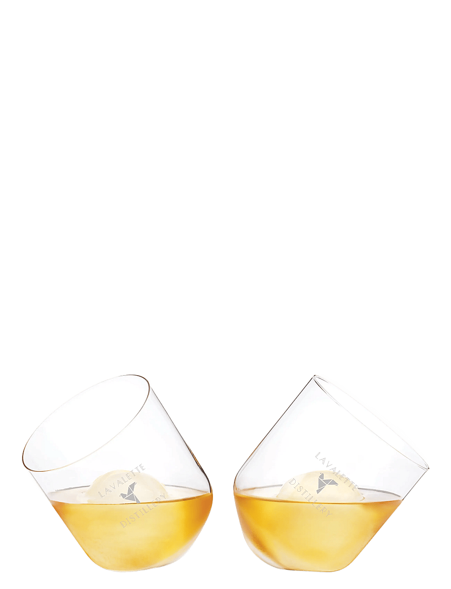 Viski - Rolling Crystal Whiskey Tumblers by Viski® - transparent - 2