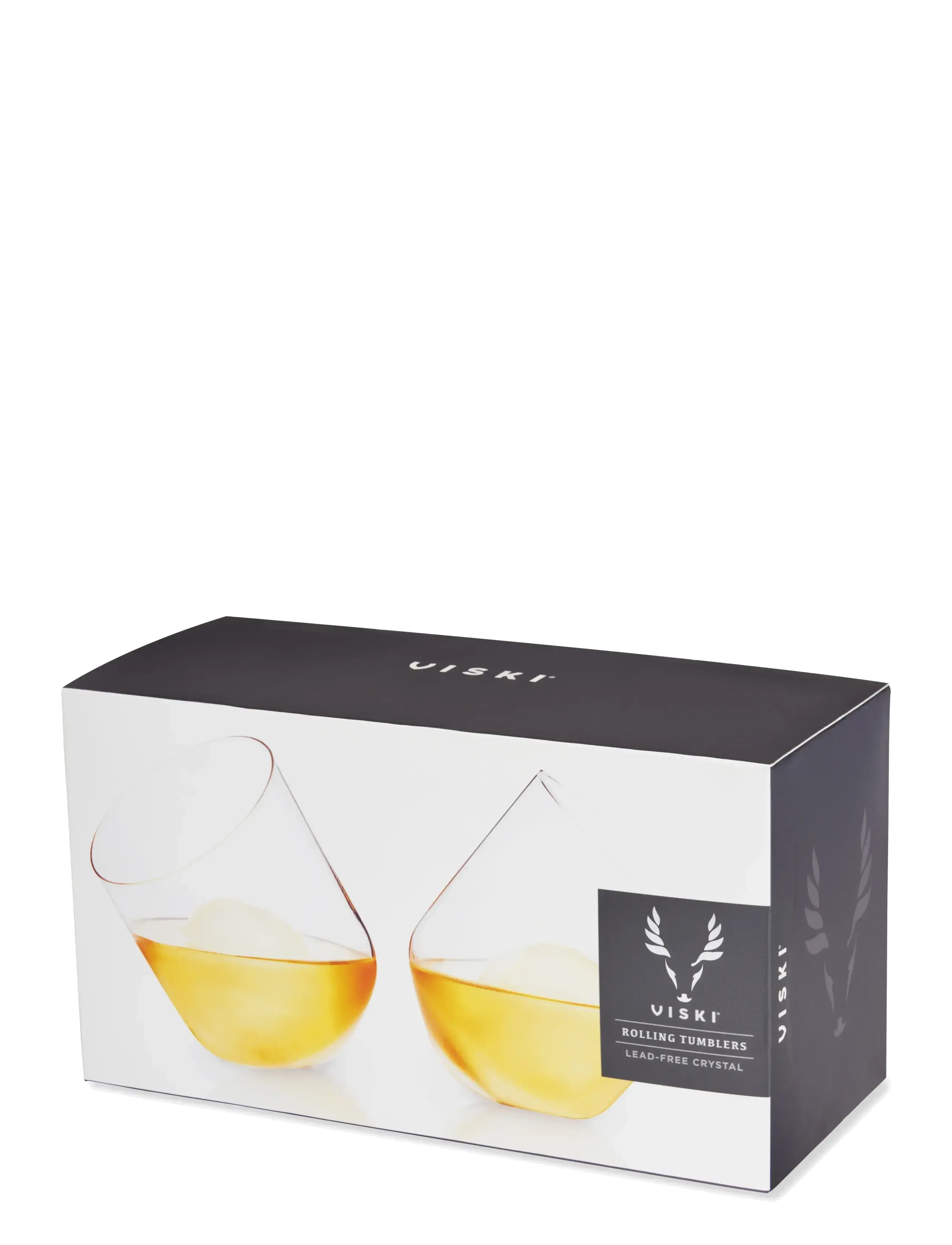 Viski - Rolling Crystal Whiskey Tumblers by Viski® - lowest prices - transparent - 5