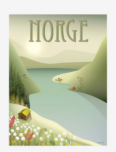 NORGE FJELLET - Poster, Vissevasse