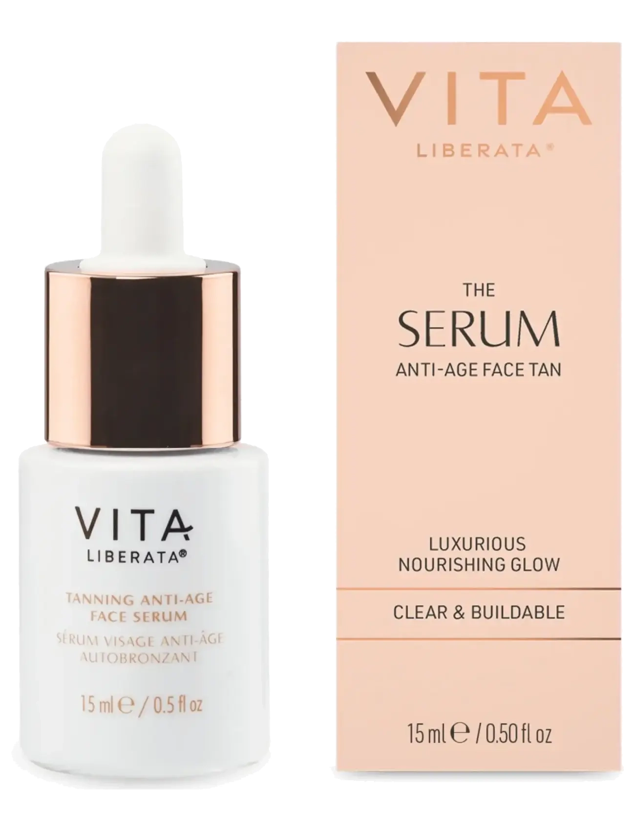Vita Liberata THE SERUM - TANNING ANTI-AGE FACE SERUM - Seerumid - 1017 / clear