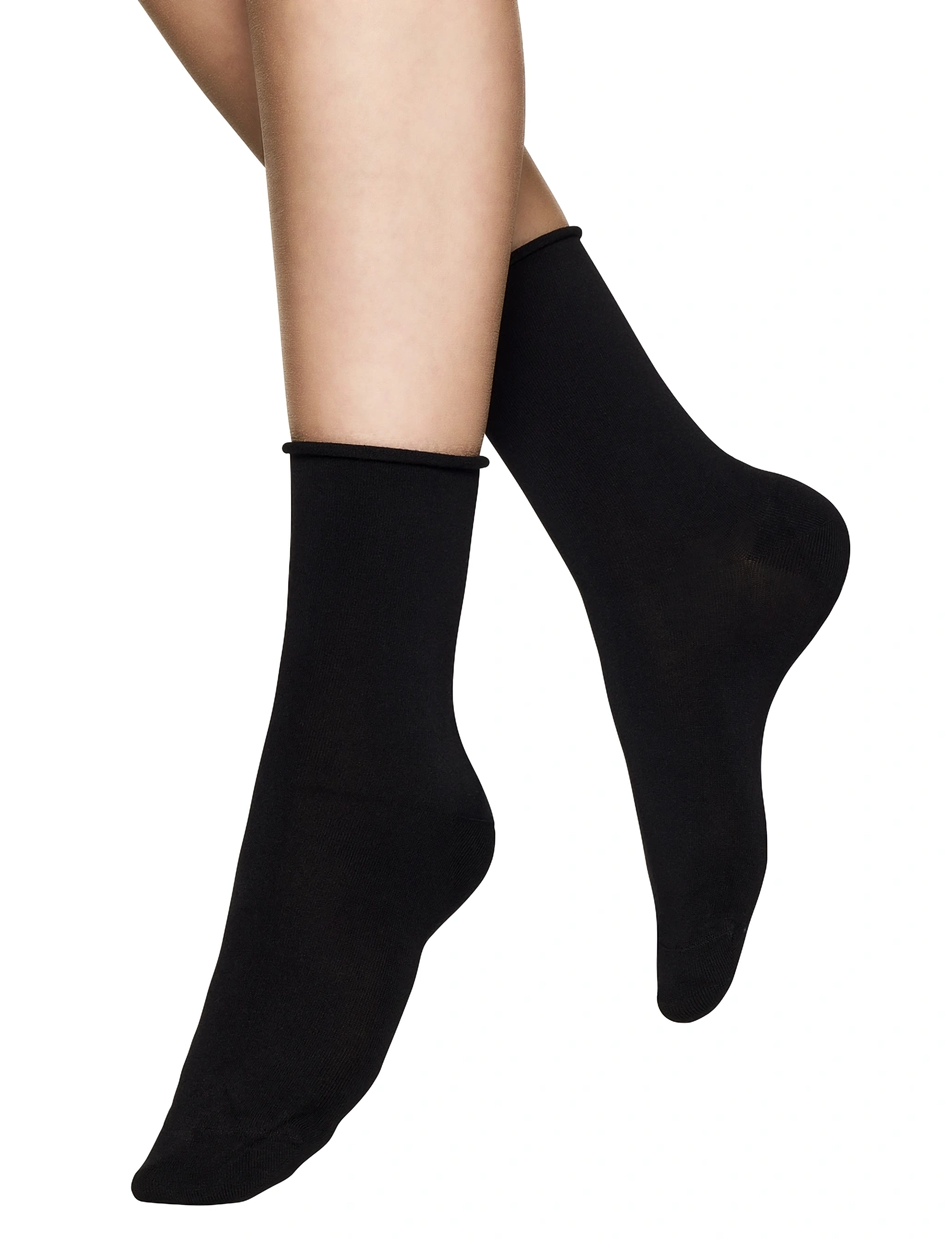 Vogue Vogue Bamboo Comfort Top Socks, 39-41, Black, Sokker > Footies-Ankelsokker, Dame