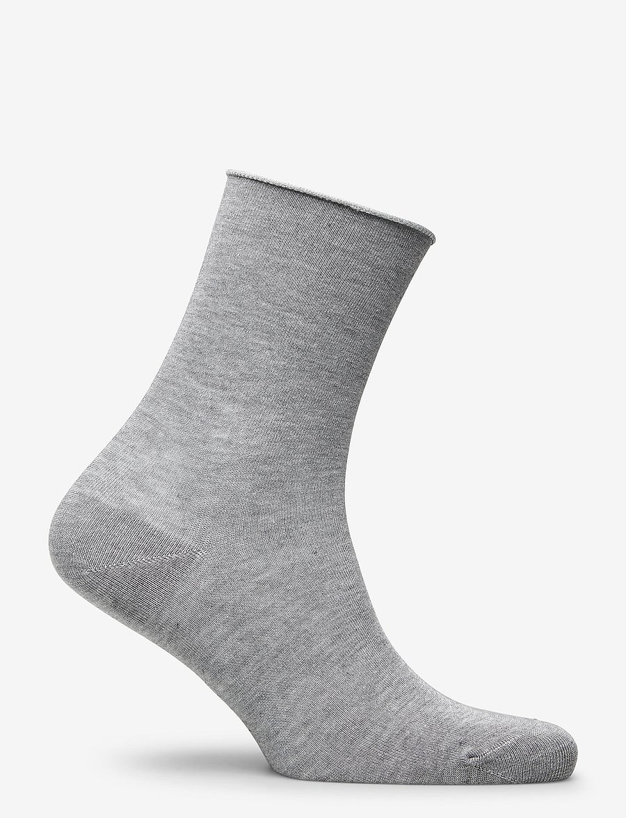 Vogue - Vogue Bamboo Comfort Top Socks - sneackersocken - l.mel.grey - 1