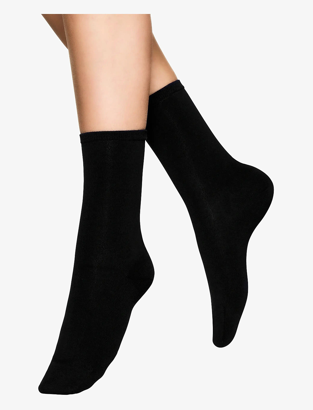 Vogue - Vogue Cotton Socks - vanliga strumpor - black - 1