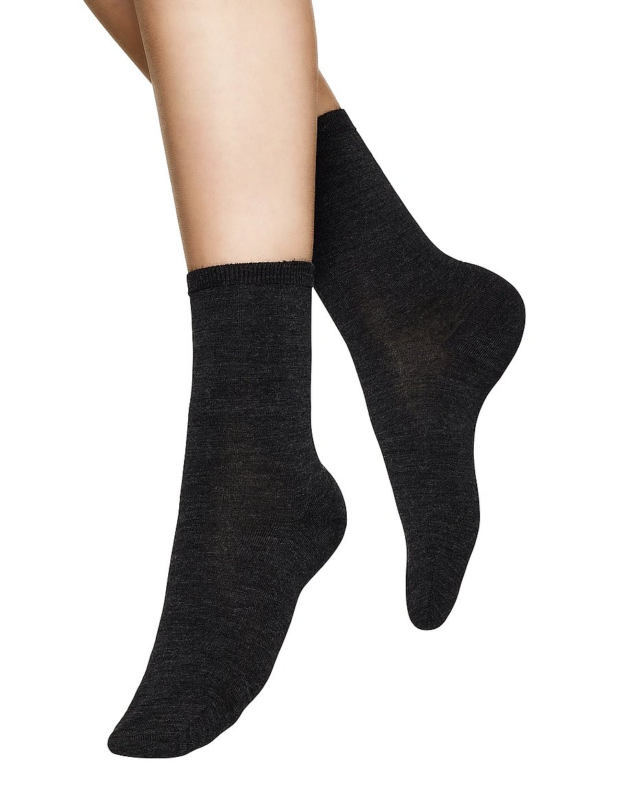 Vogue - Vogue Merino Wool Sock - vanliga strumpor - asphalt - 0