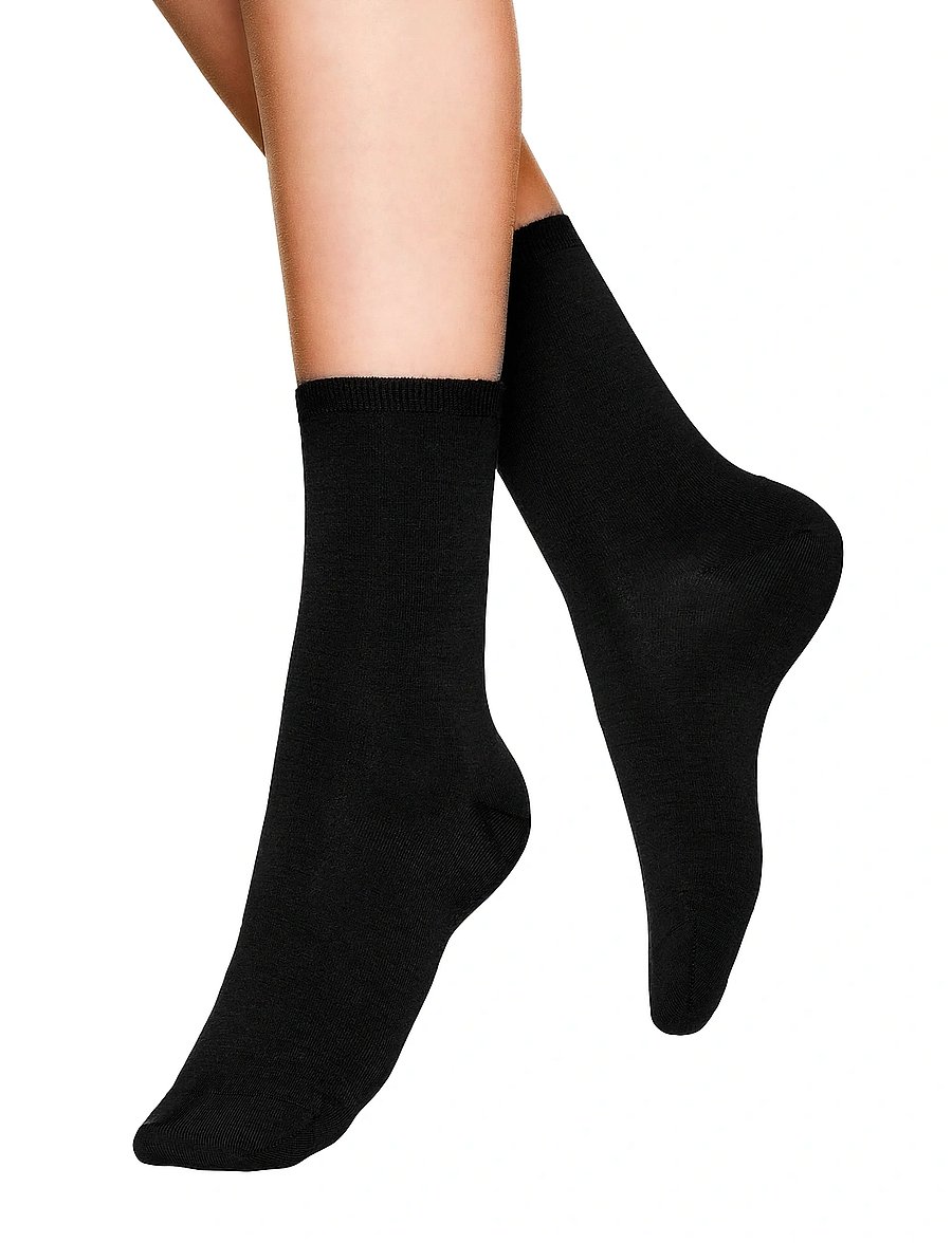 Vogue - Vogue Merino Wool Sock - normale socken - black - 0