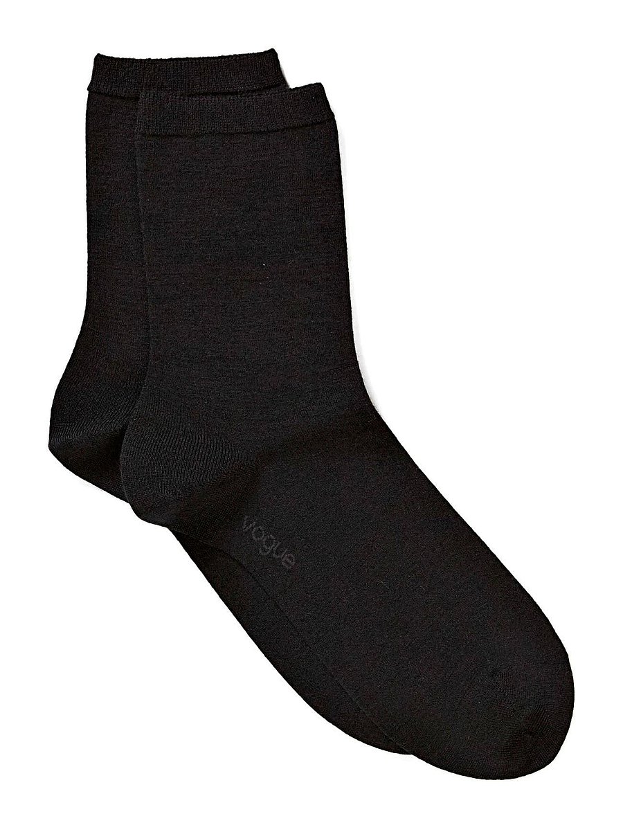 Vogue - Vogue Merino Wool Sock - normale socken - black - 3