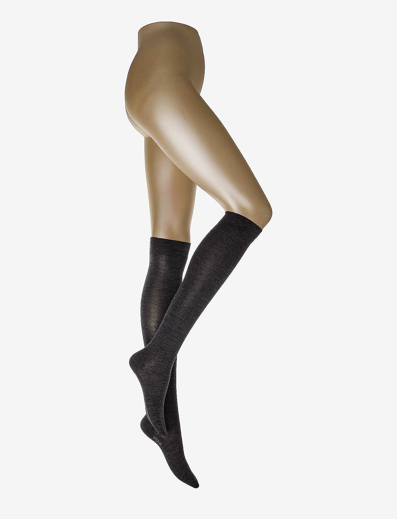 Vogue Vogue Merino Wool Knee - Kniestrümpfe - ASPHALT / black