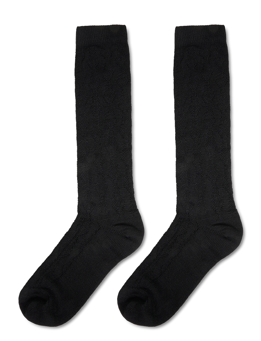 Vogue - Vogue Hazel Wool Knee - knæstrømper - black - 2