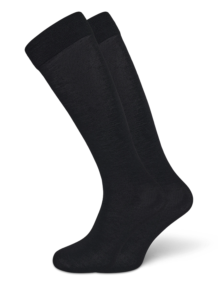 Vogue - Vogue Fine Merino Wool Knee, 2-pack - knästrumpor - black - 1