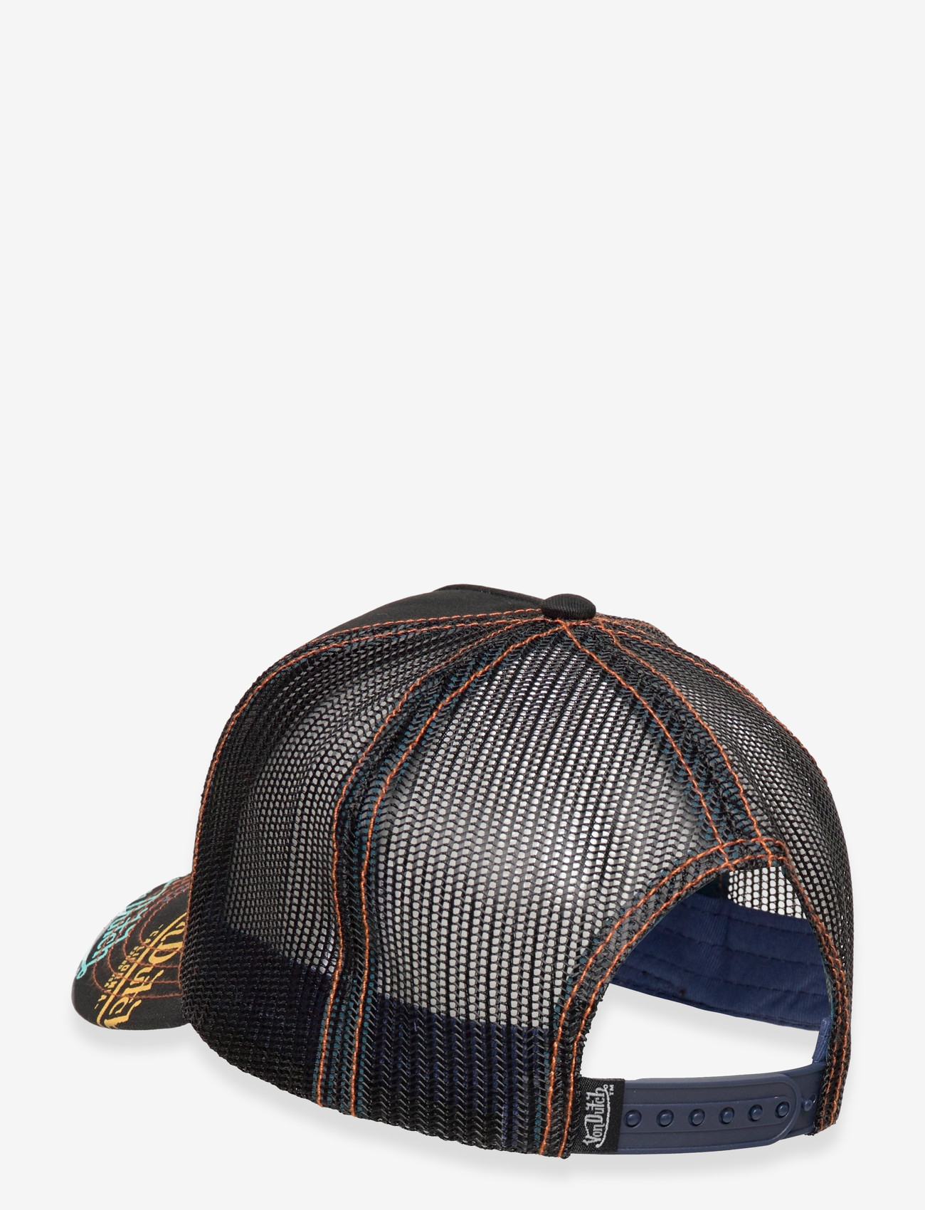 Von Dutch - Oval Patch Black/Multicolor Trucker Von Dutch - laveste priser - black-multicolor - 1