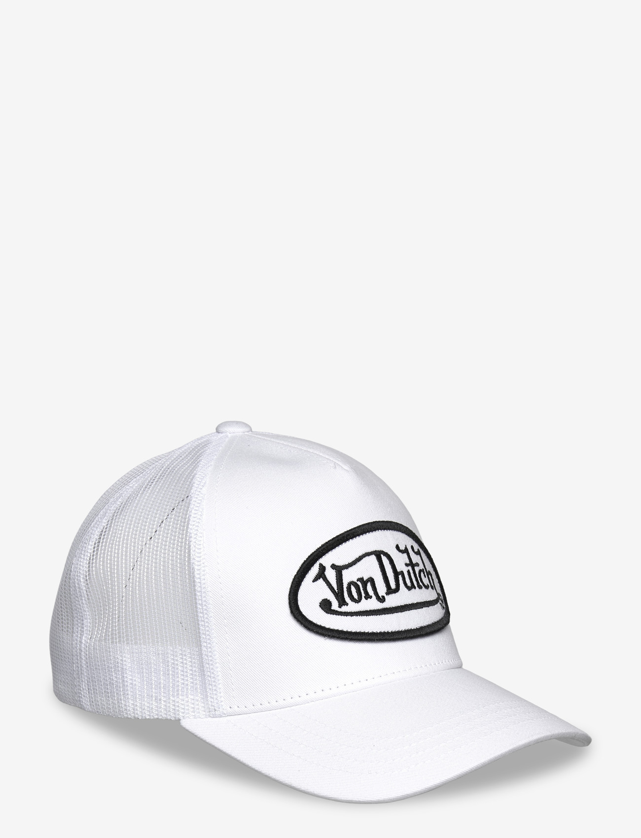 Von Dutch - Oval Patch White Trucker Von Dutch - kasketter - white - 0