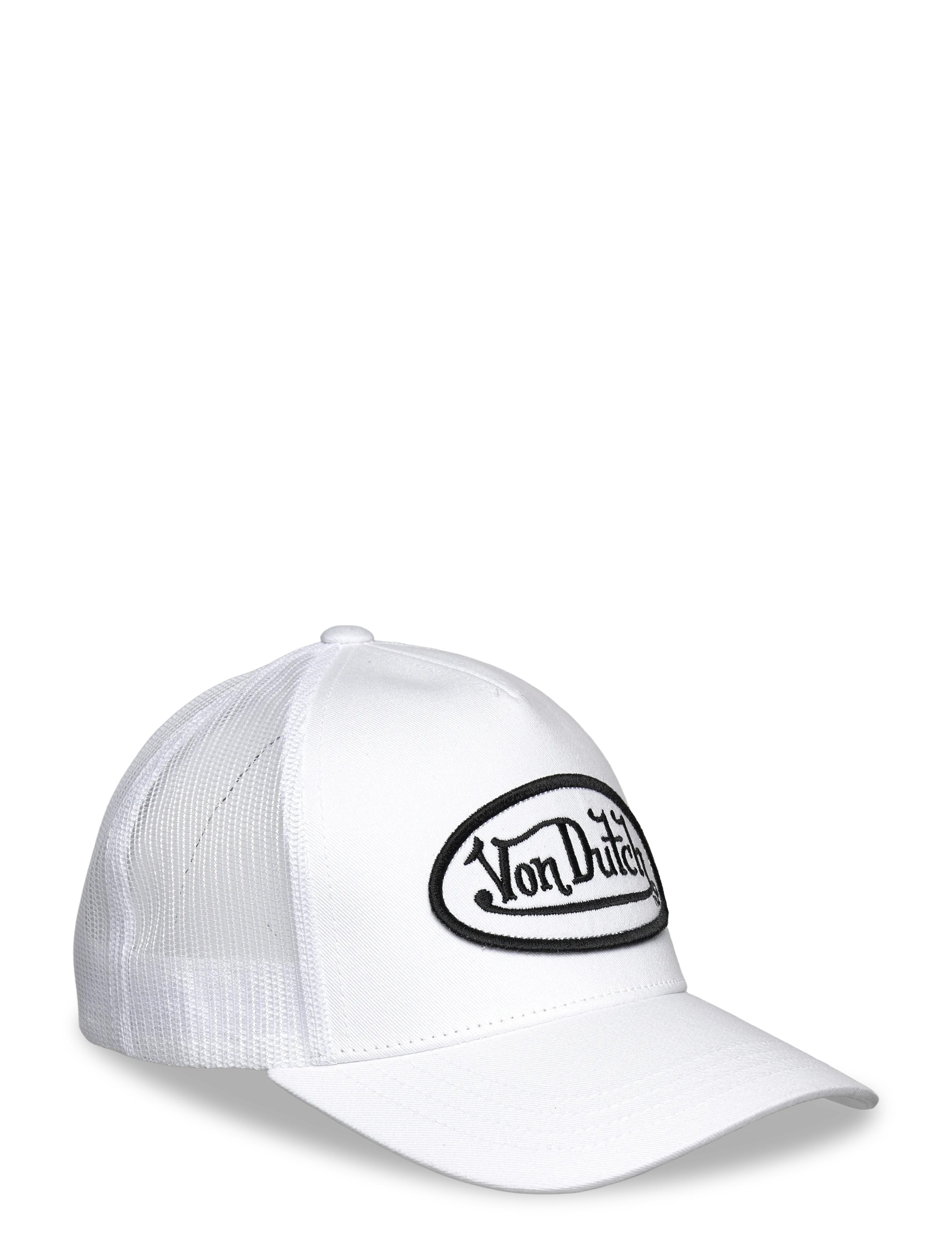 Von Dutch Oval Patch White Trucker Von Dutch - Spring Wardrobe - WHITE / white