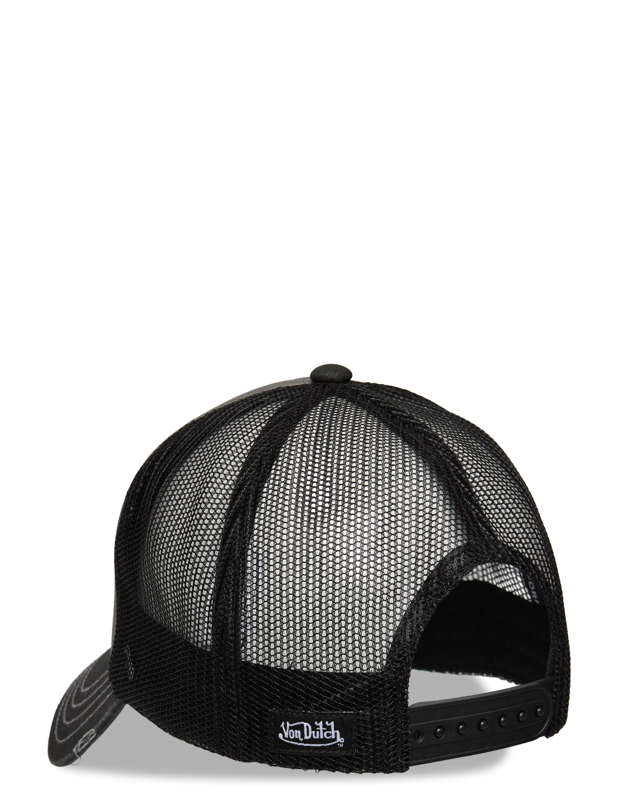 Von Dutch - Screen Print Black/Grey Trucker Von Dutch - black - grey - 1