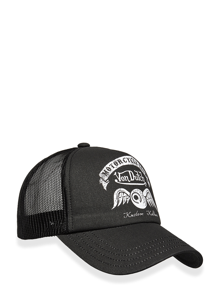 Von Dutch - Screen Print Trucker Black Von Dutch - kepsar - black - 0