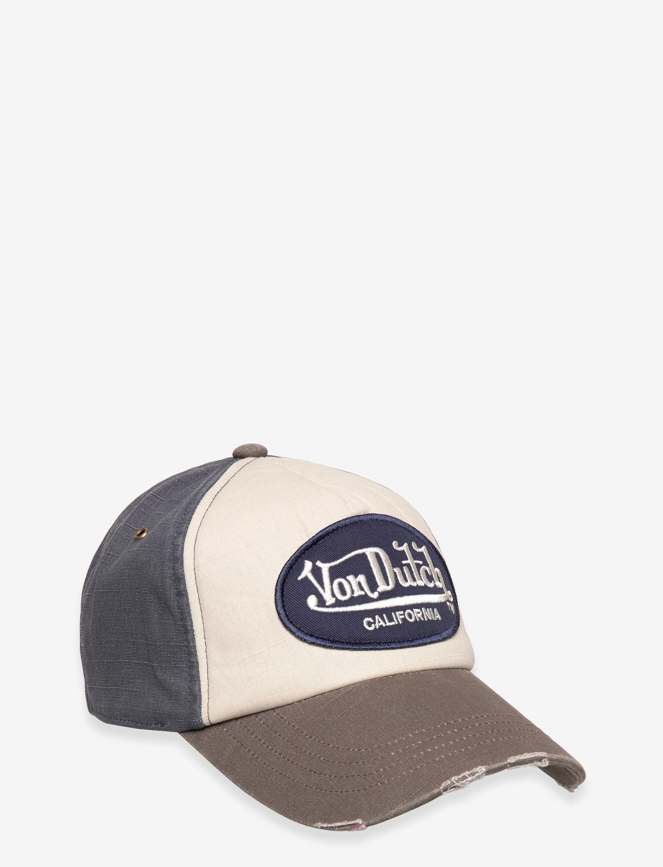 Von Dutch - Oval Patch Navy/White/Burgundy Adjustable Von Dutch - kappen - navy-white-burgundy - 0