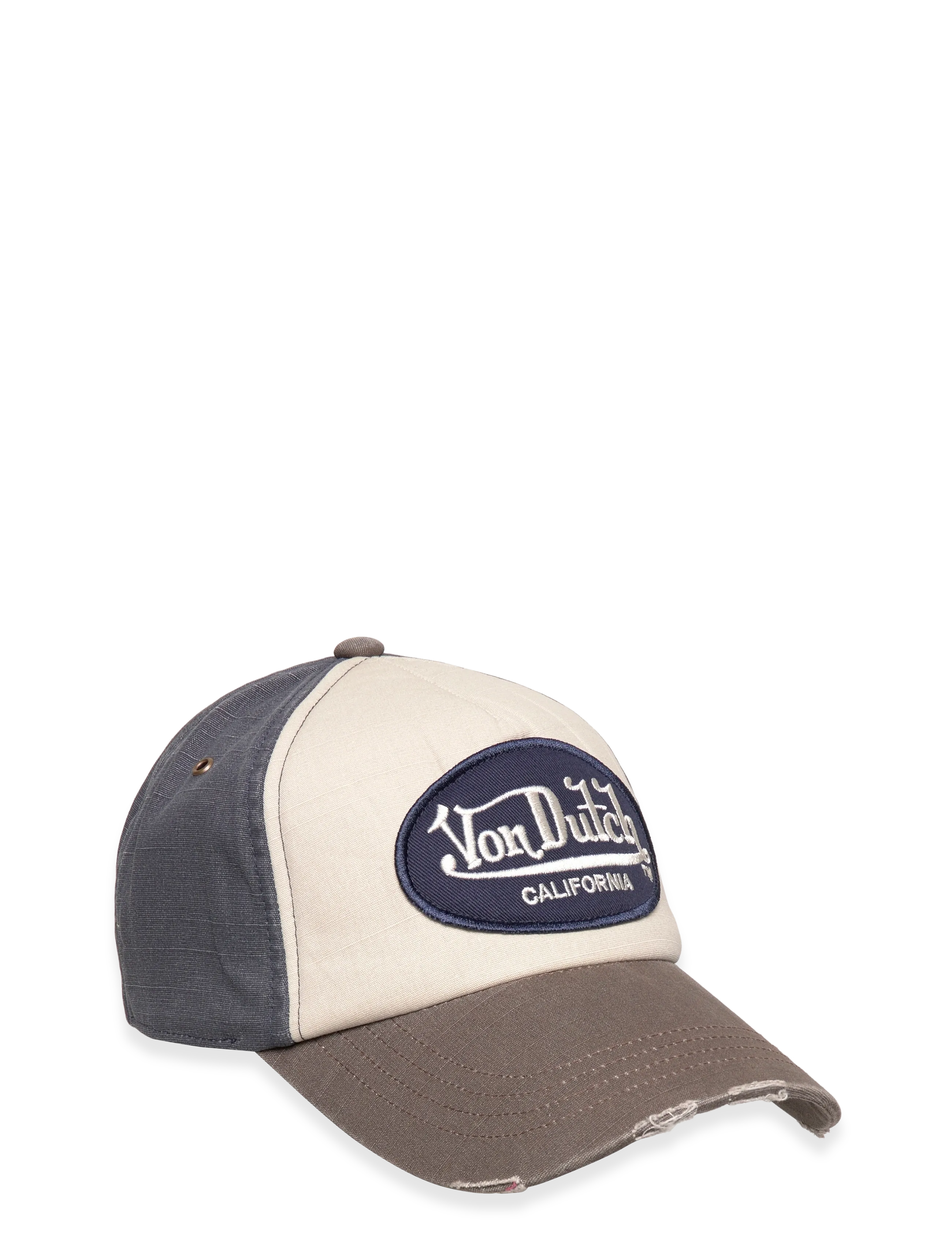 Von Dutch Oval Patch Navy/White/Burgundy Adjustable Von Dutch - Accessoarer - NAVY-WHITE-BURGUNDY / multi