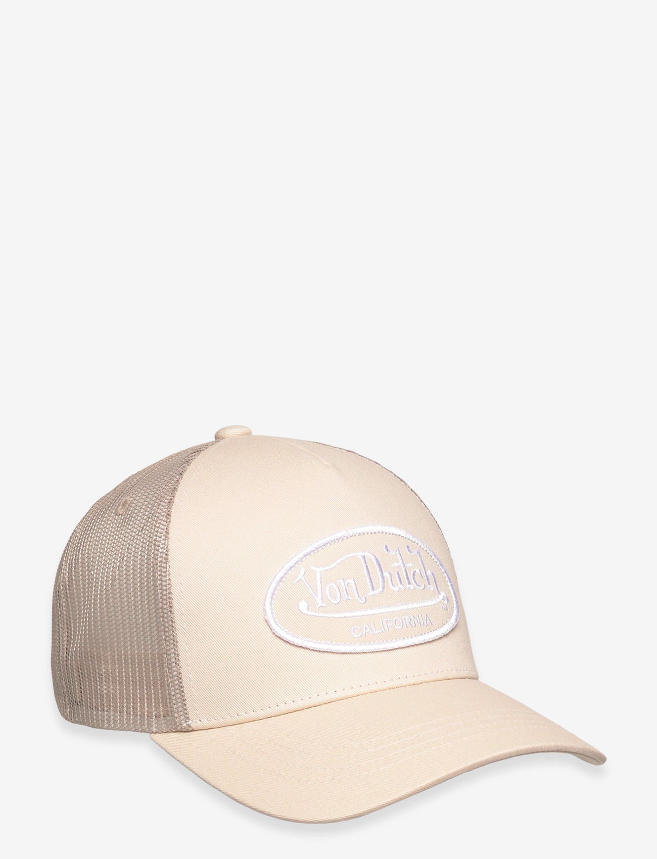 Von Dutch - Oval Patch White Trucker Von Dutch - caps - white - 0