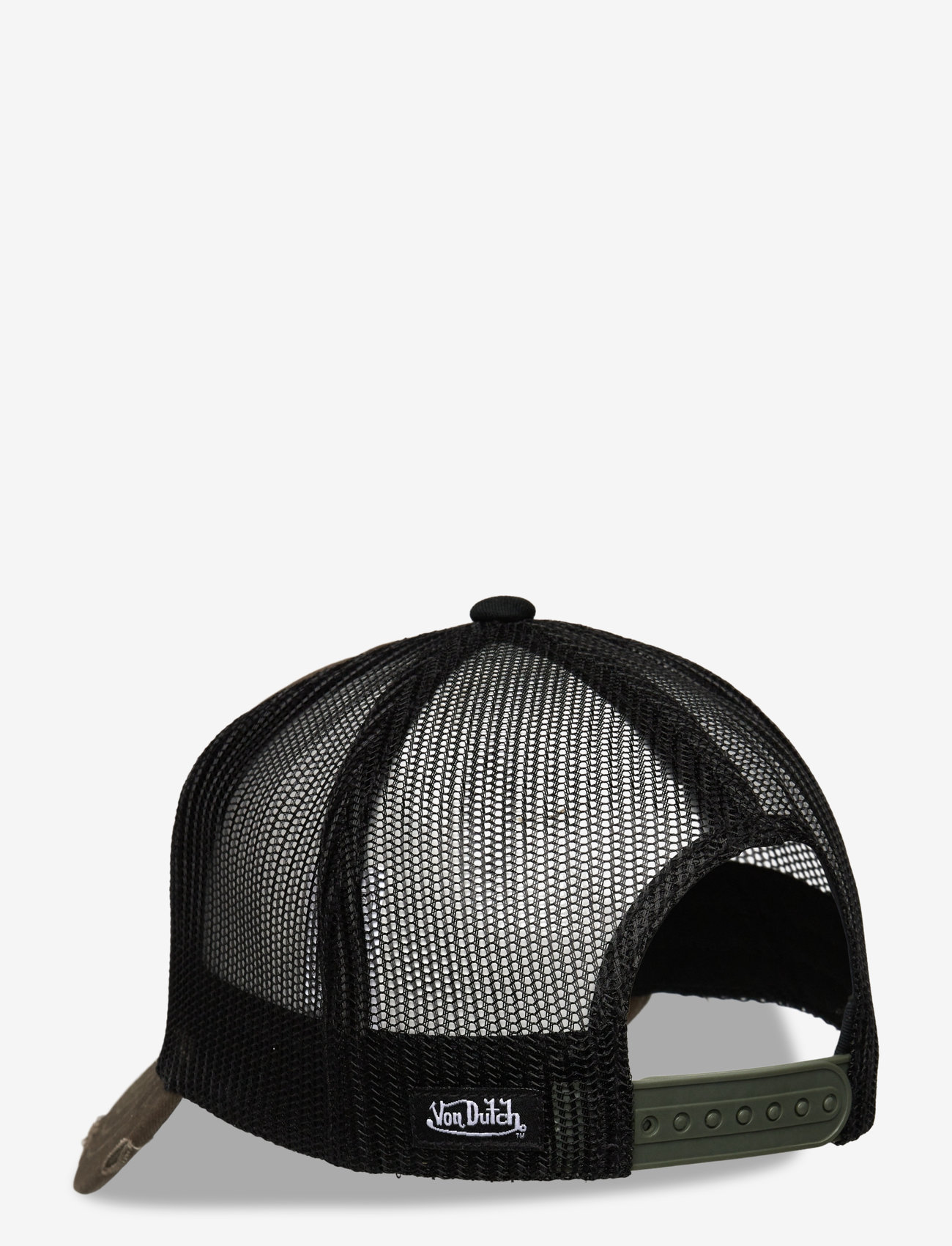 Von Dutch - Square Patch Black - Brown Trucker Von Dutch - caps - black - brown - 1