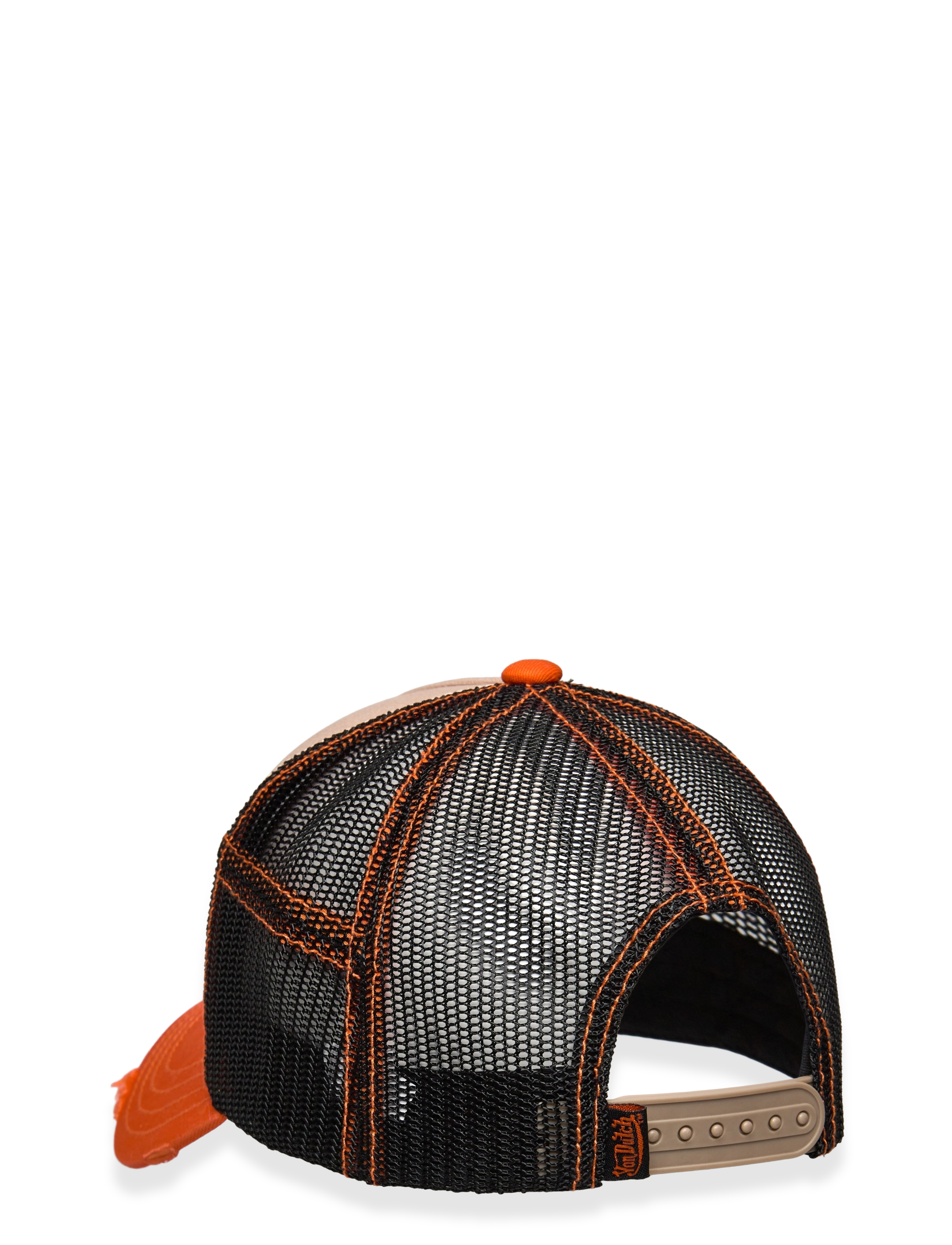 Von Dutch - Oval Patch Sum Trucker Black/White/Dark Green Von Dutch - kappen - black - beige - orange - 1