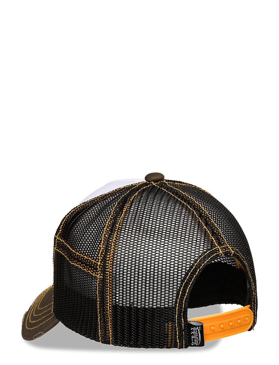 Von Dutch - Oval Patch Sum Trucker Black/White/Dark Green Von Dutch - kappen - black - white - dark green - 1
