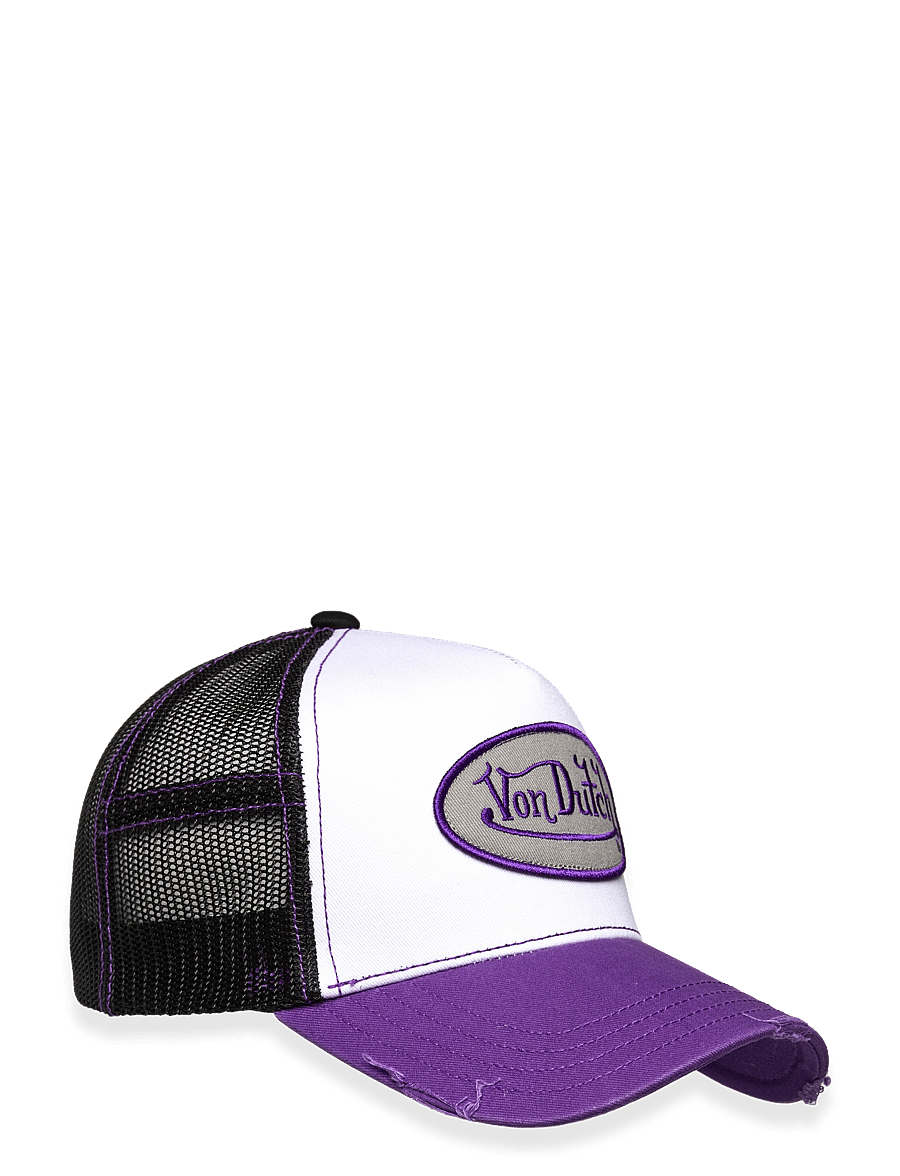 Von Dutch - Oval Patch Sum Trucker Black/White/Dark Green Von Dutch - nokamütsid - black - white - purple - 0