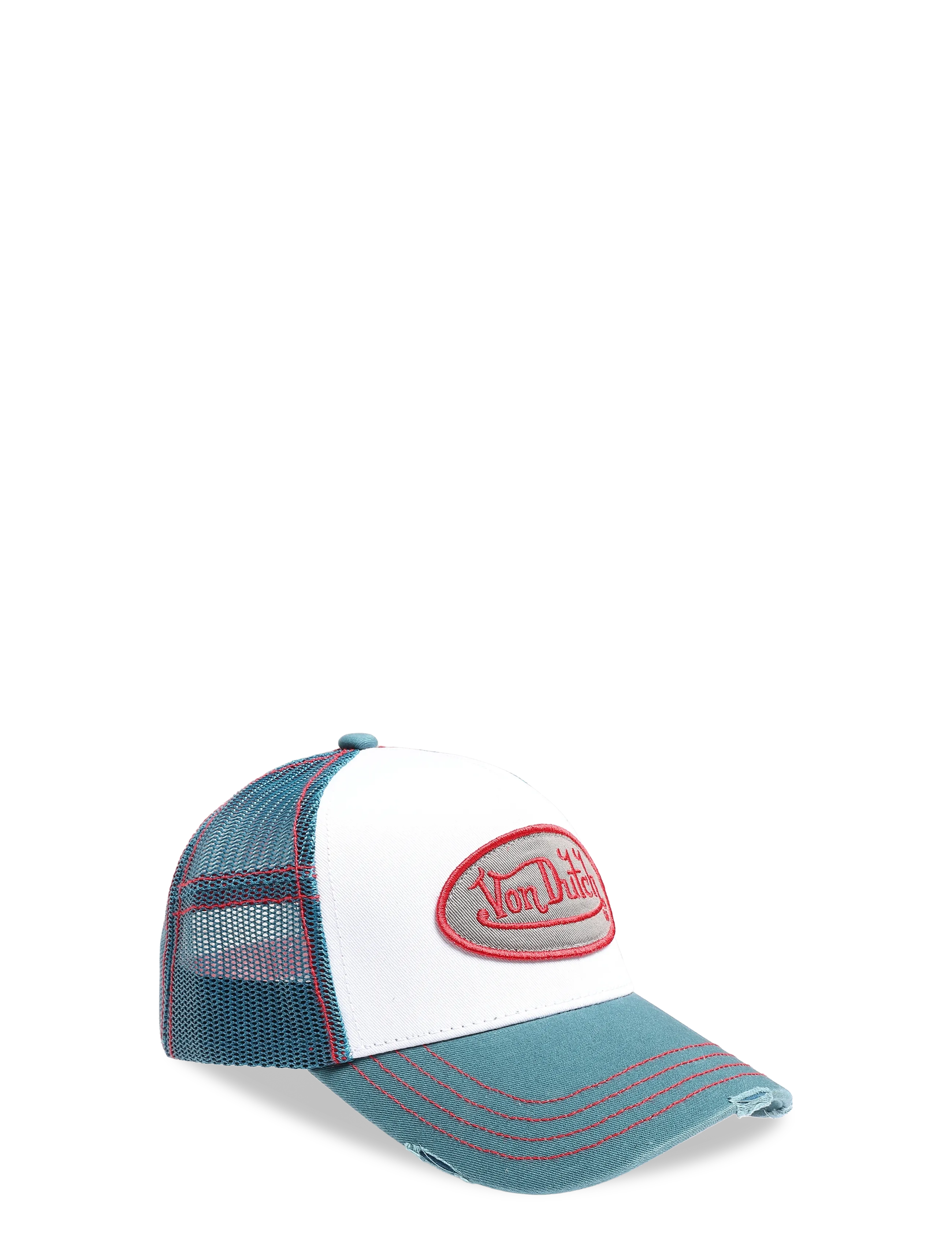 Von Dutch Oval Patch Blue/White Trucker Von Dutch - Von Dutch - BLUE - WHITE / blue