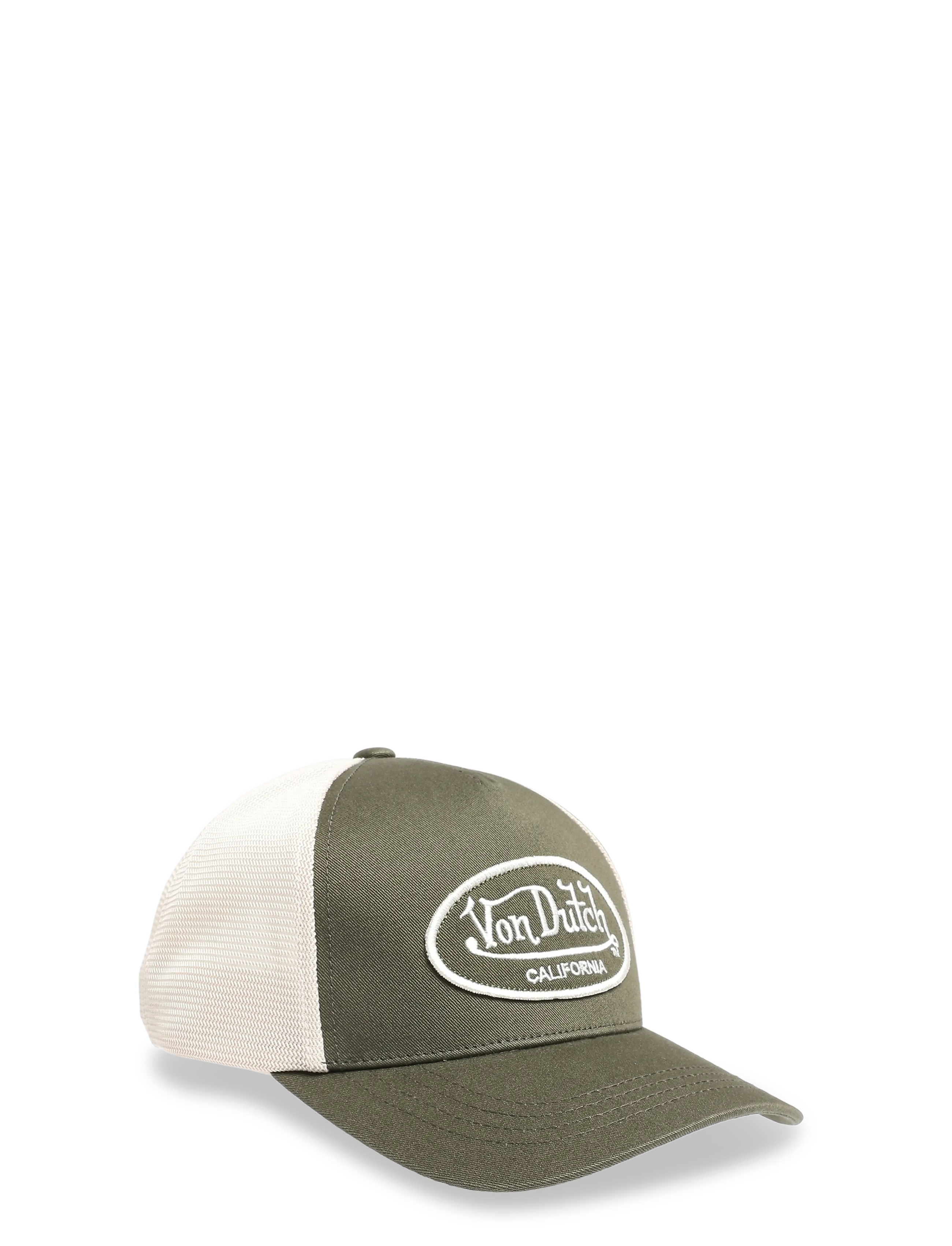 Von Dutch Embroidery oval Trucker Green/White Von Dutch - Von Dutch - GREEN - WHITE / green