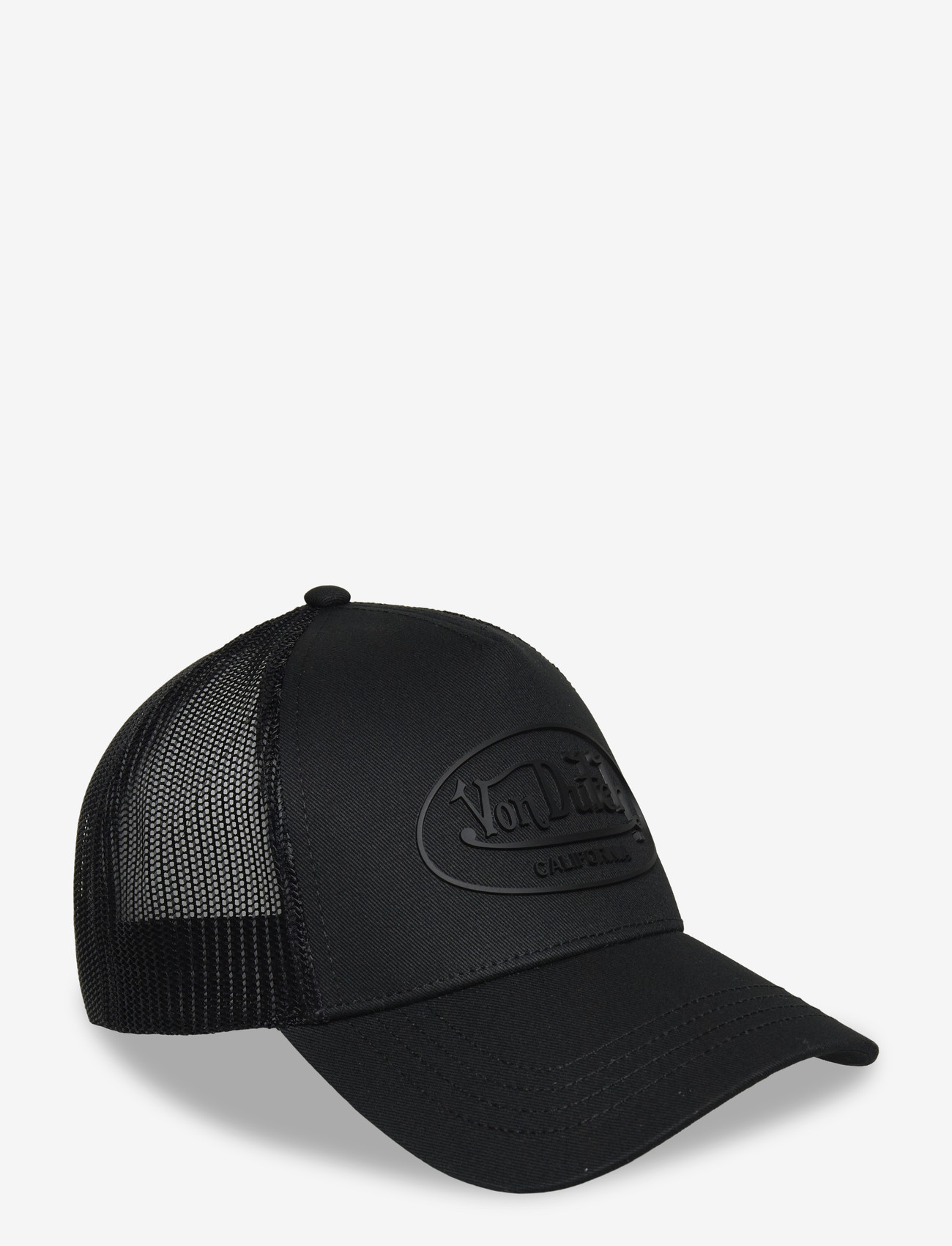 Von Dutch - Oval Patch Black Trucker Von Dutch - cepures ar nagu - black - 0